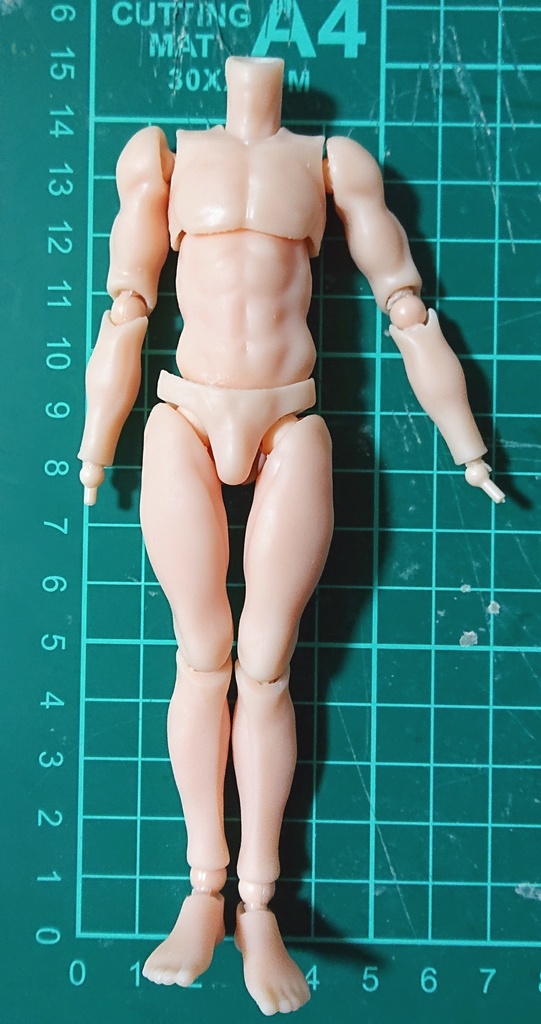 簡易男性可動素体 1/12スケール 3Dプリンター出力品