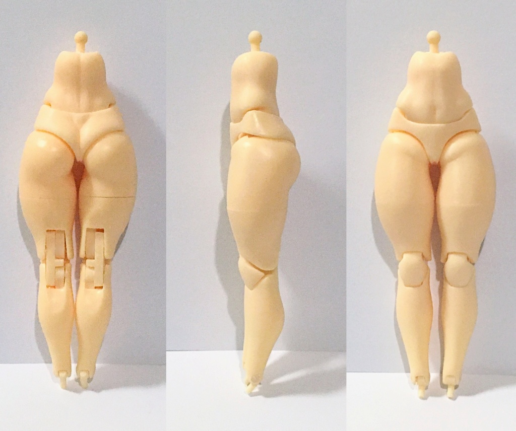 メガミデバイス アマテラス、スサノヲ用下半身強化パーツB  3Dプリンター出力品