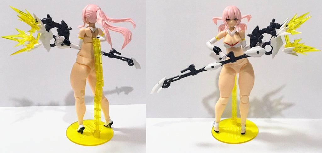 メガミデバイス アマテラス、スサノヲ用下半身強化パーツB  3Dプリンター出力品