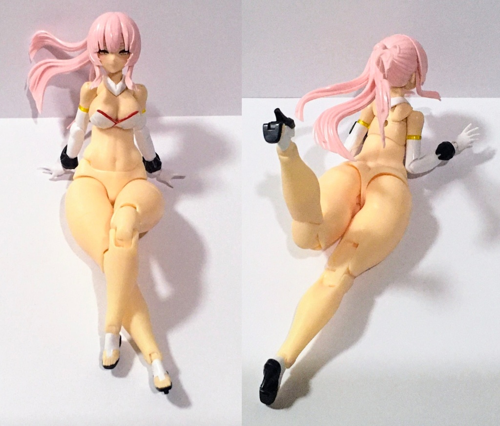 メガミデバイス アマテラス、スサノヲ用下半身強化パーツB  3Dプリンター出力品