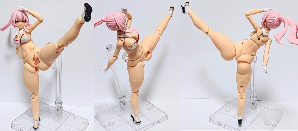 メガミデバイス  アマテラス、スサノヲサイズ用「ボディパーツ C」太めの下半身 3Dプリンター出力品