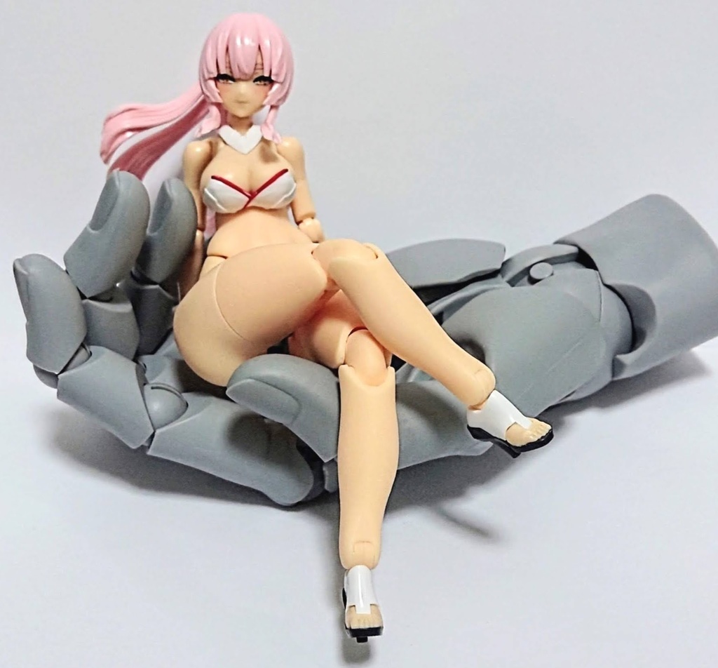 メガミデバイス  アマテラス、スサノヲサイズ用「ボディパーツ C」太めの下半身 3Dプリンター出力品