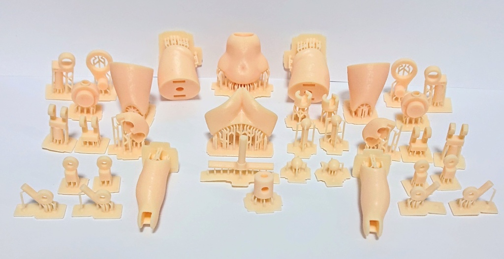 メガミデバイス  アマテラス、スサノヲサイズ用「ボディパーツ C」太めの下半身 3Dプリンター出力品