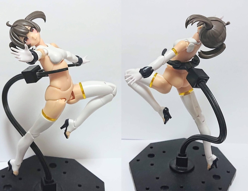 メガミデバイス「BDシリーズの皇巫サイズボディ化キット」 3Dプリンター出力品