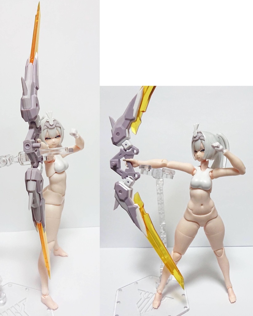 メガミデバイス 皇巫サイズ 「大きめの身体」3Dプリンター出力品