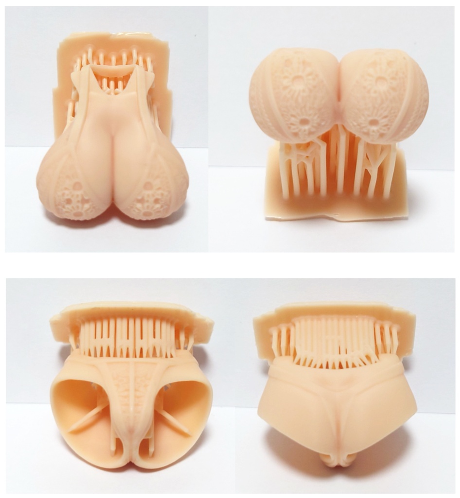 メガミデバイス【BOOTH限定商品】 「レース下着 M03 塗装用パーツ 改造キット」3Dプリンター出力品【在庫無くなり次第販売終了】