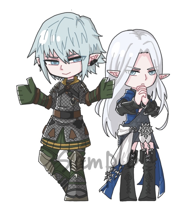【ミニアクリルスタンド】オルシュファン×イゼル