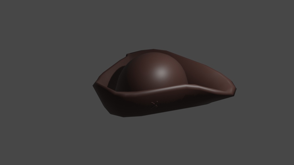 海賊帽子 3Dモデル PirateHat 3Dmodel