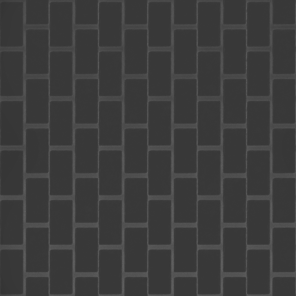 レンガテクスチャセット(Model,BaseColor,Normal,AO,Roughness)