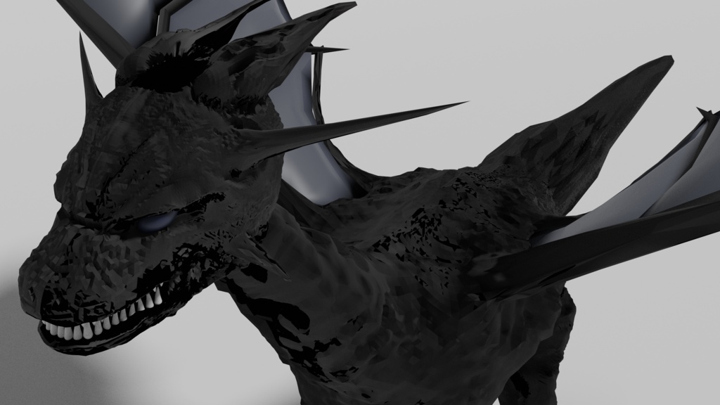 ドラゴン Dragon 3dmodel Blender Mizukistudios Booth