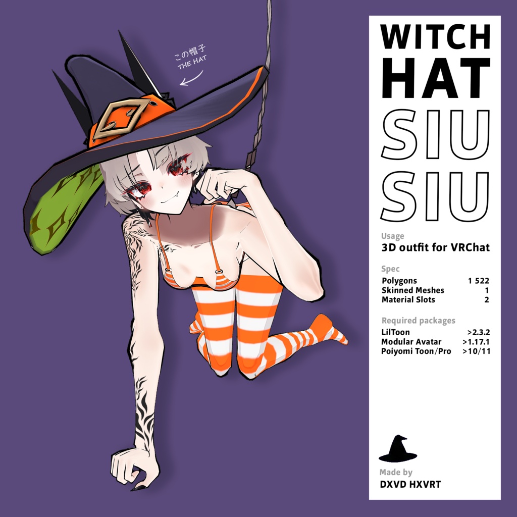 SiuSiu Witch Hat