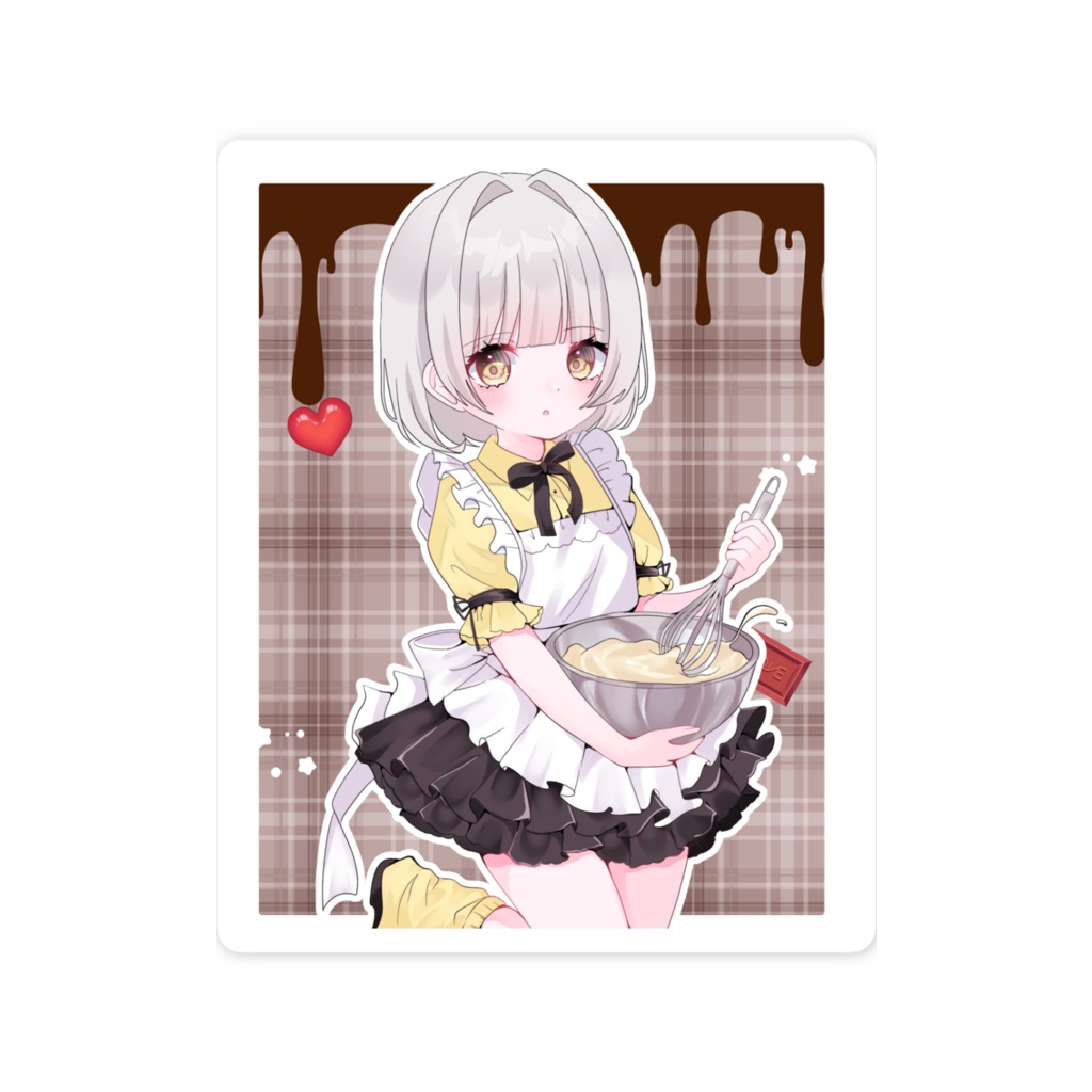 スマホステッカー(バレンタイン限定イラスト)