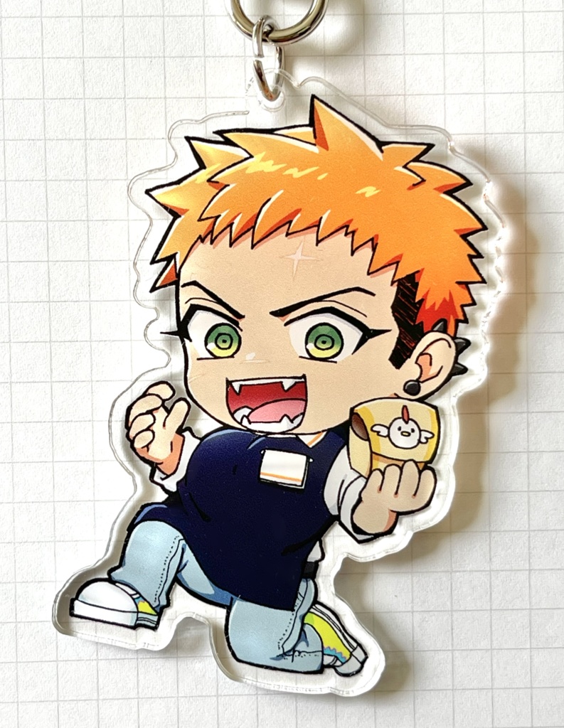 ネココンビニ アクリルキーホルダー