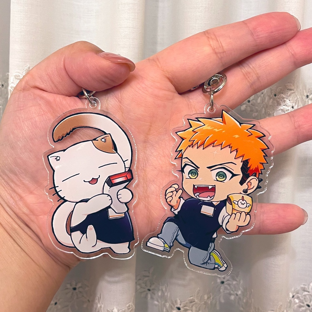 ネココンビニ アクリルキーホルダー