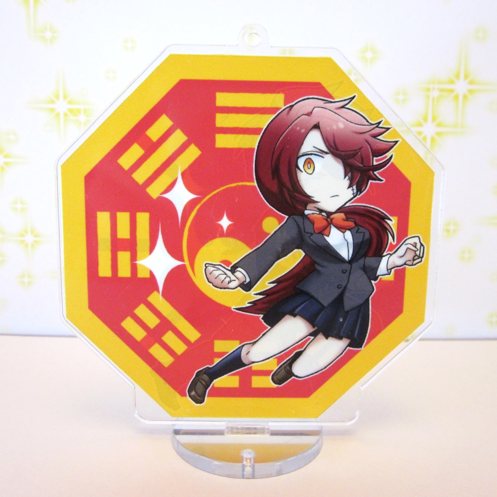 性転換スタンドアクリルキーホルダー