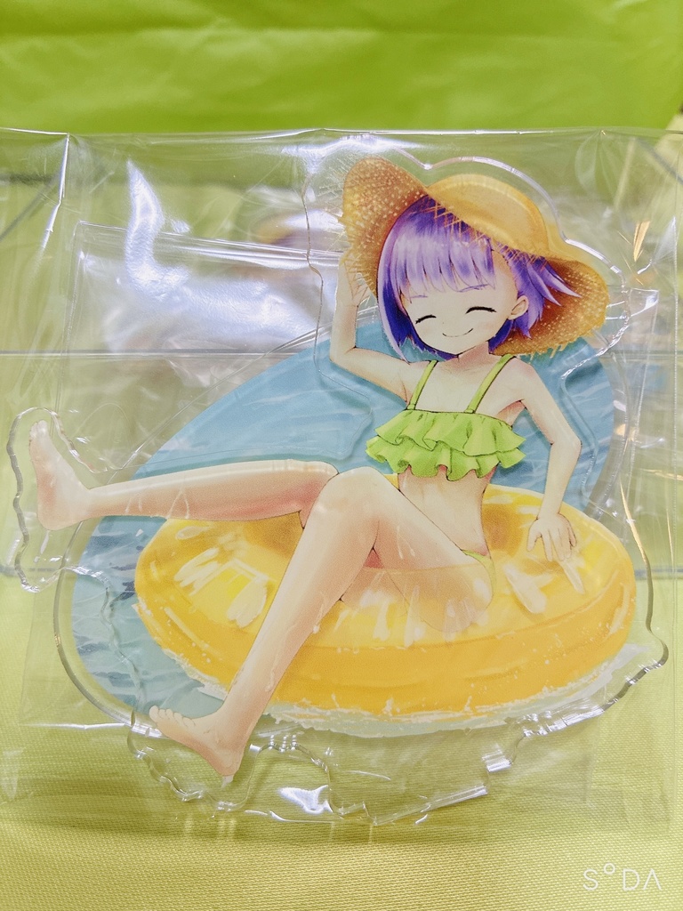 台座印刷付アクリルスタンド（浮き輪）