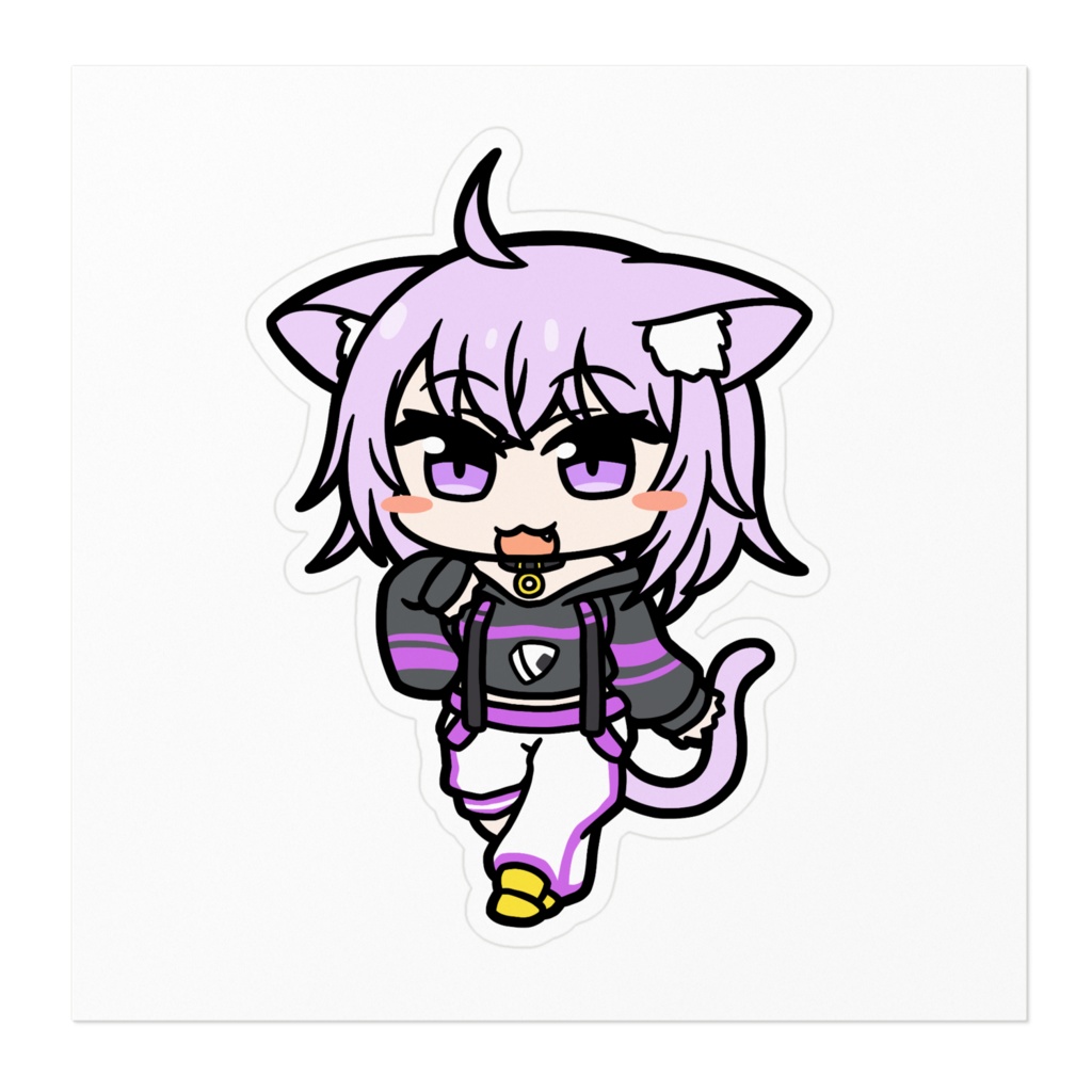 【非公式】猫又おかゆ【ステッカー】