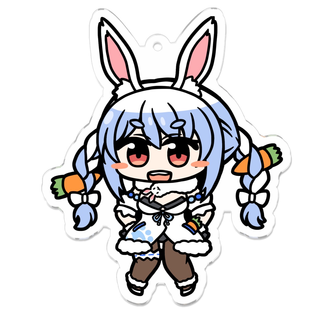【非公式】兎田ぺこら【アクリルキーホルダー】