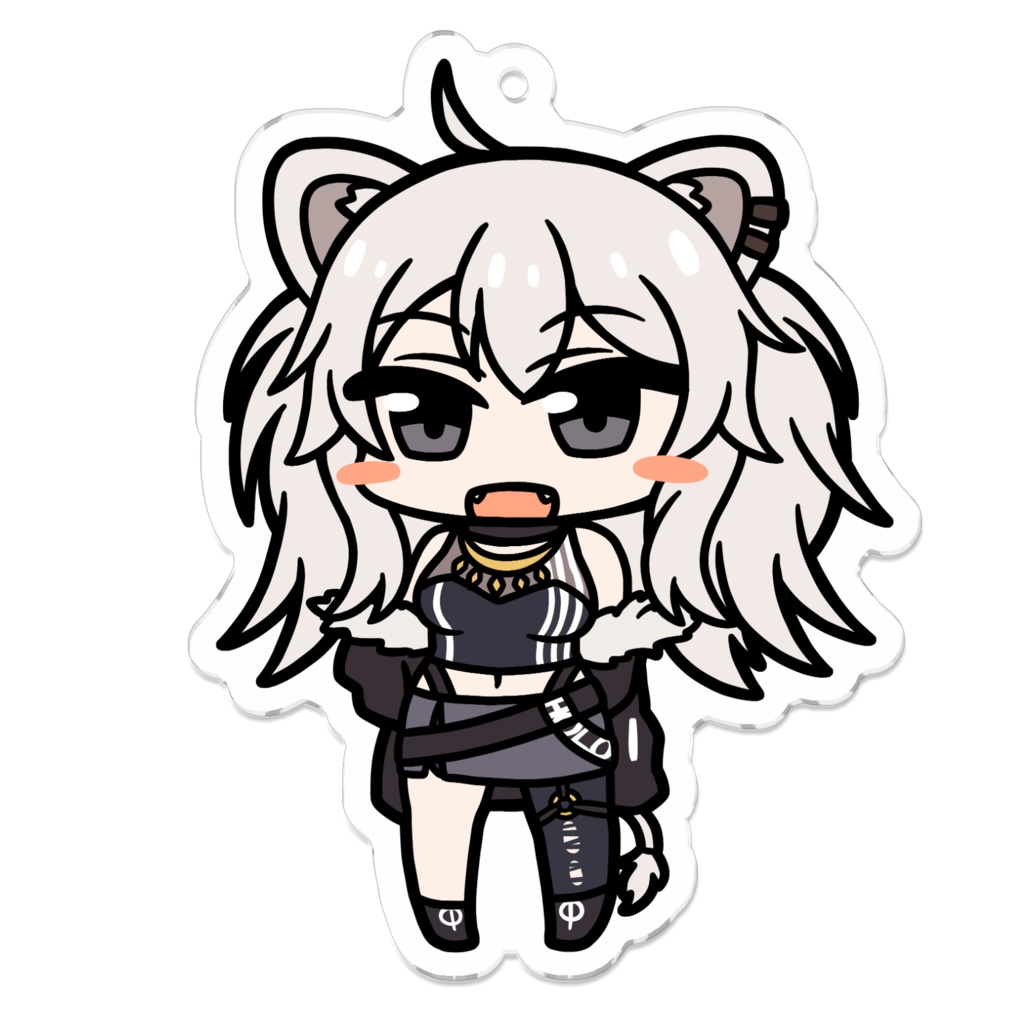 【非公式】獅白ぼたん【アクリルキーホルダー】