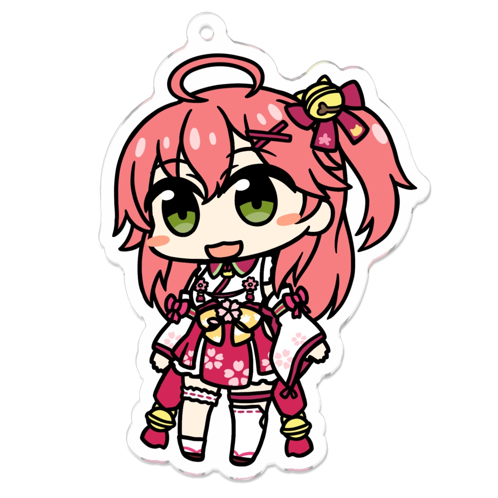 【非公式】さくらみこ【アクリルキーホルダー】