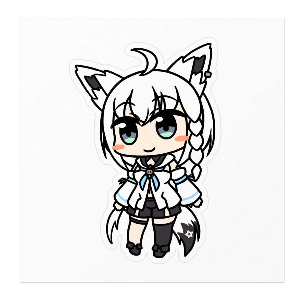 【非公式】白上フブキ【ステッカー】