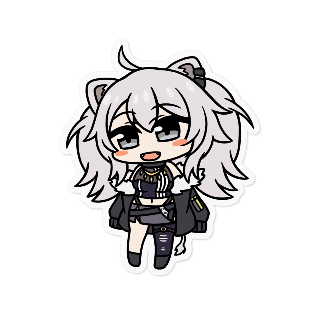 【非公式】獅白ぼたん【ステッカー】