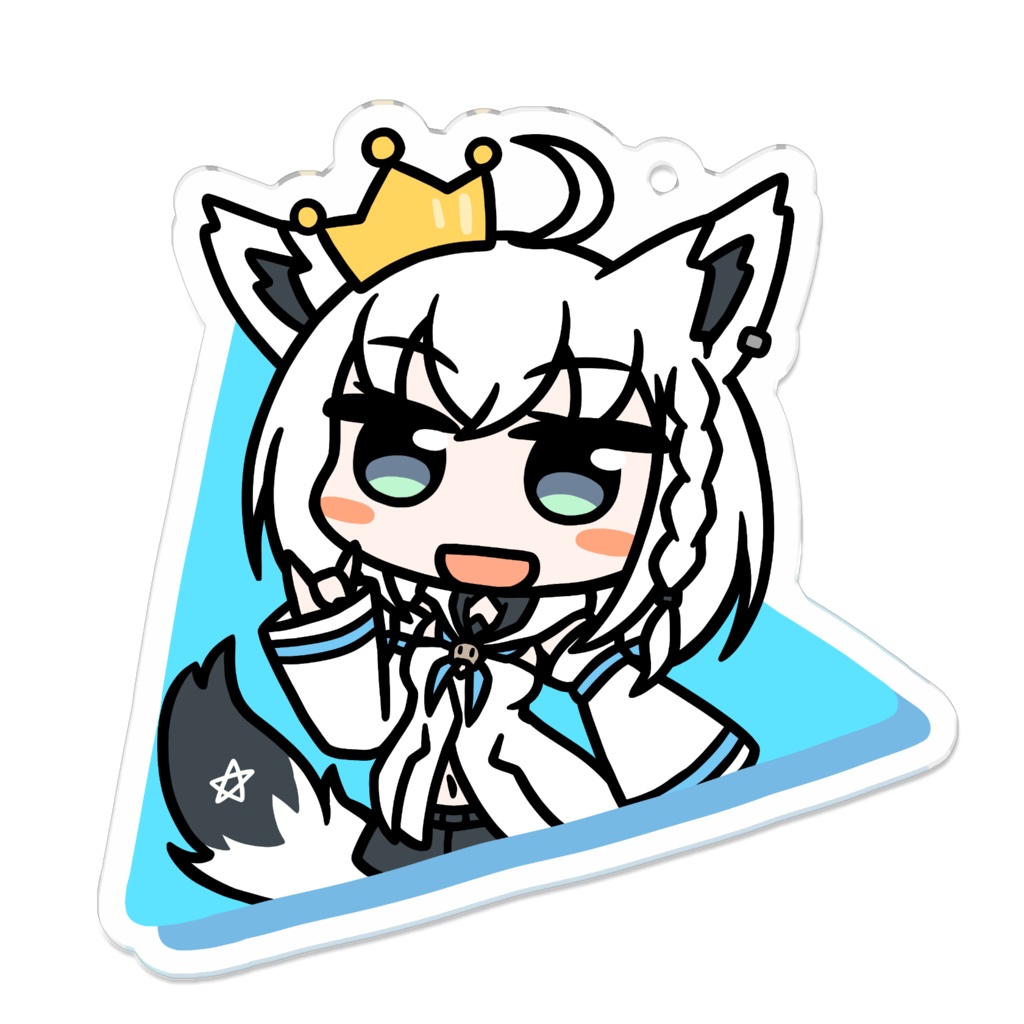 【非公式】白上フブキ【アクリルキーホルダー】