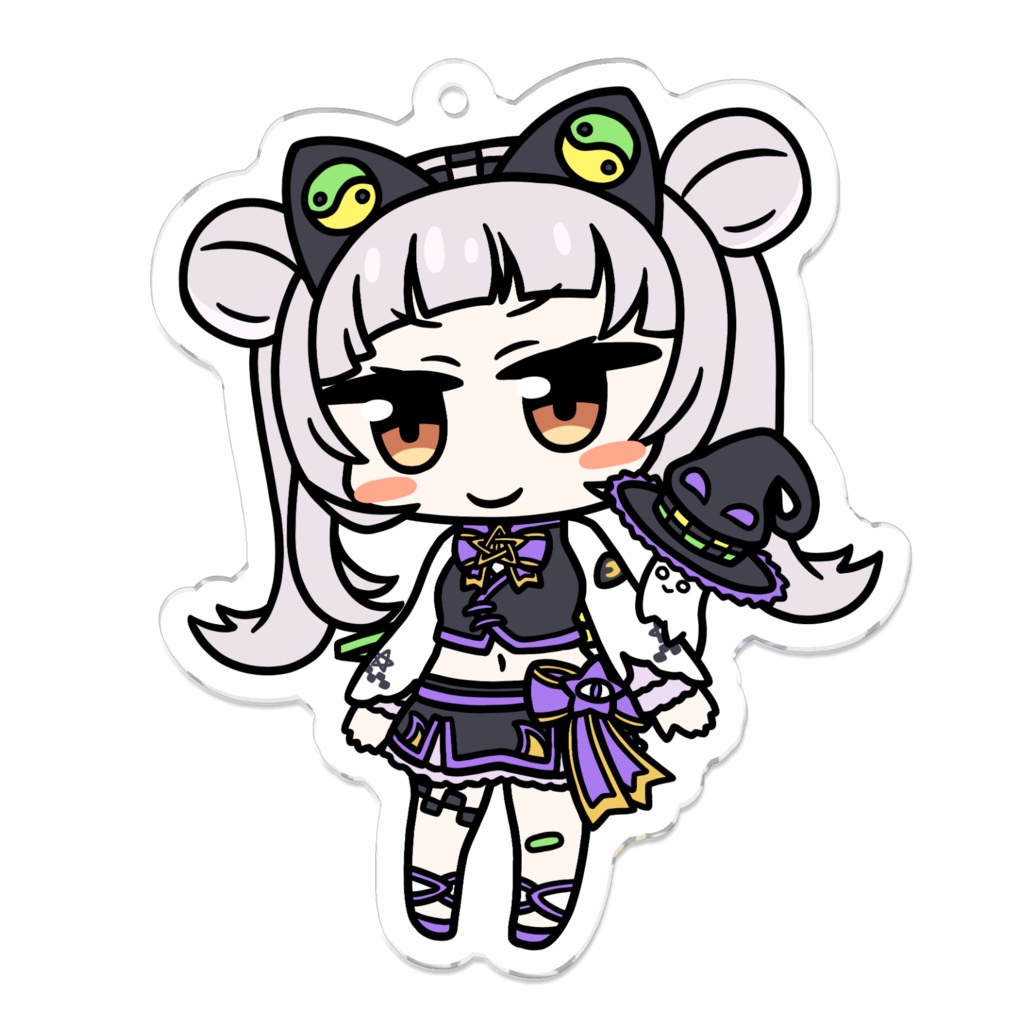 【非公式】紫咲シオン【アクリルキーホルダー】