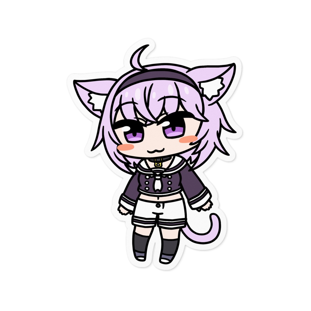 【非公式】猫又おかゆ【ステッカー】