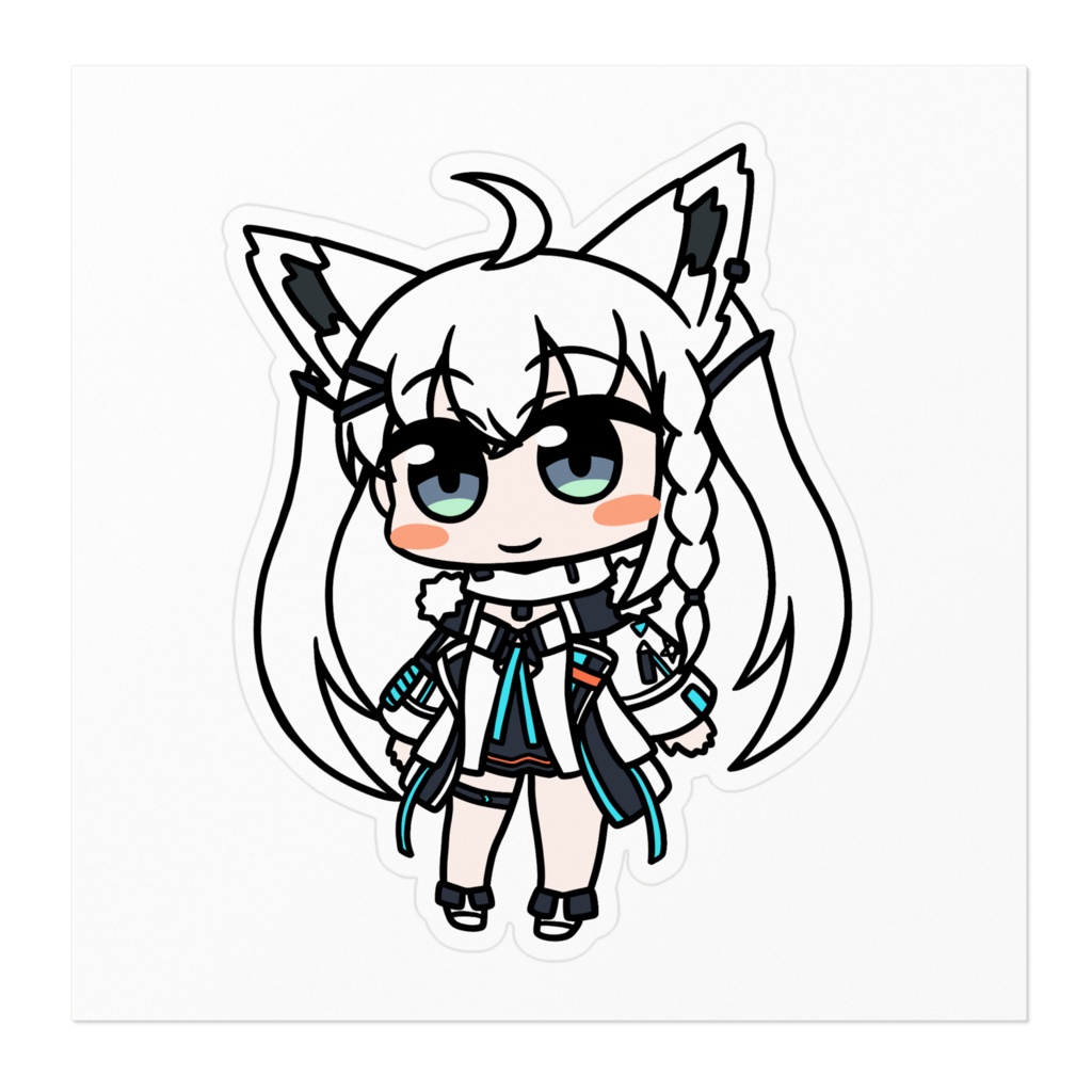 【非公式】白上フブキ【ステッカー】