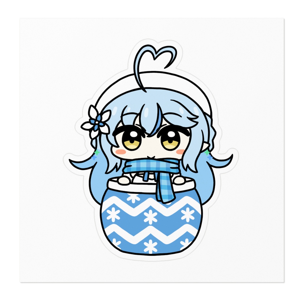 【非公式】雪花ラミィ【ステッカー】