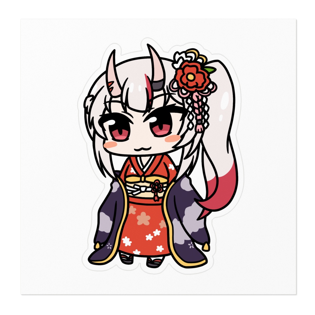 【非公式】百鬼あやめ【ステッカー】