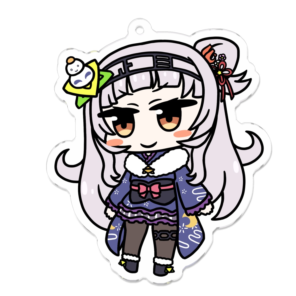 【非公式】紫咲シオン【アクリルキーホルダー】