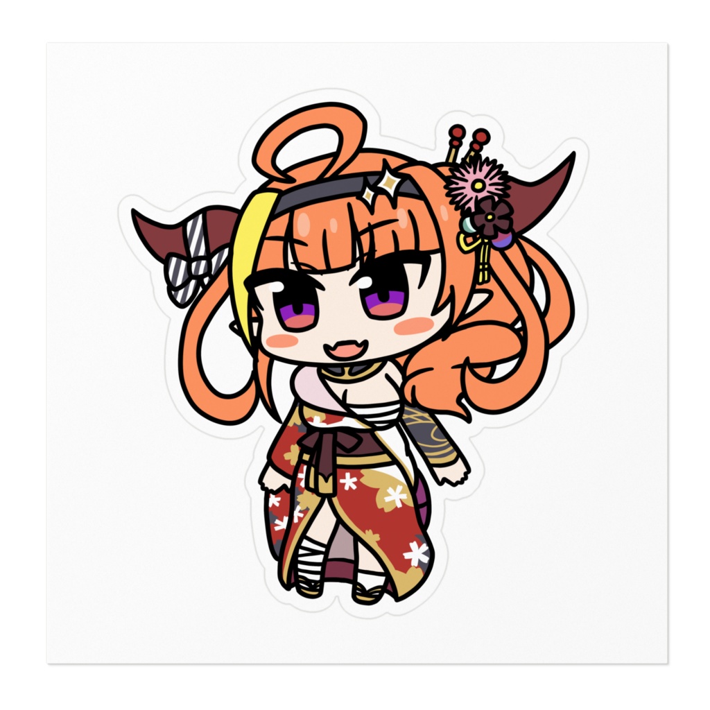 【非公式】桐生ココ【ステッカー】