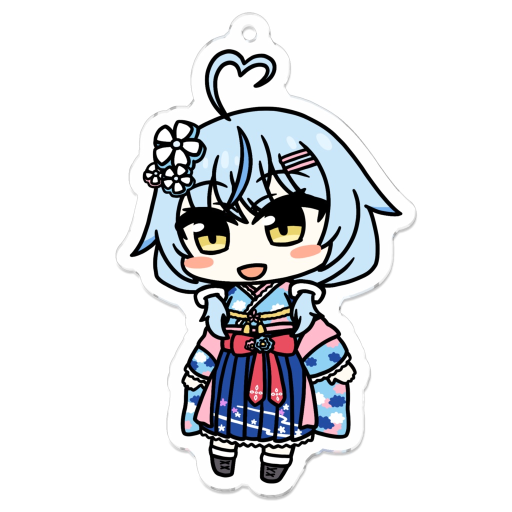 【非公式】雪花ラミィ【アクリルキーホルダー】