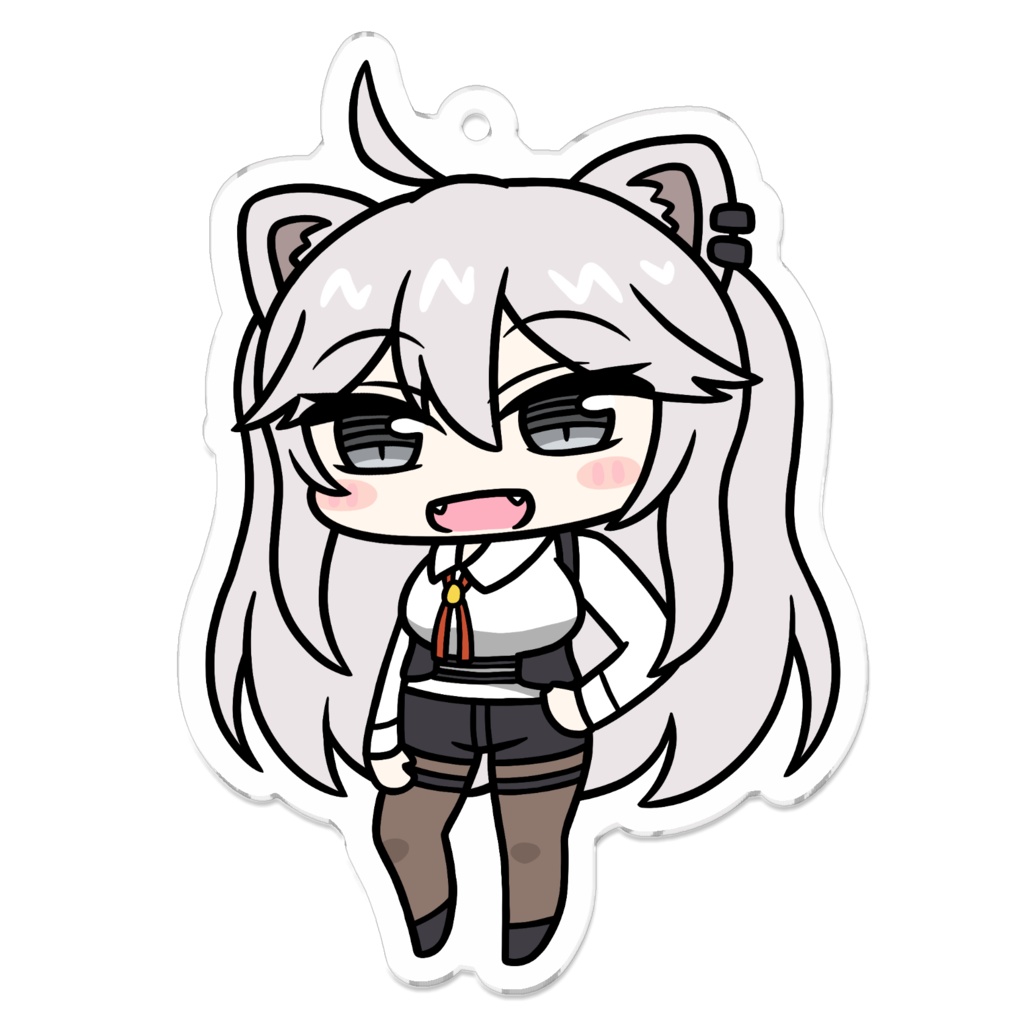 【非公式】獅白ぼたん【アクリルキーホルダー】