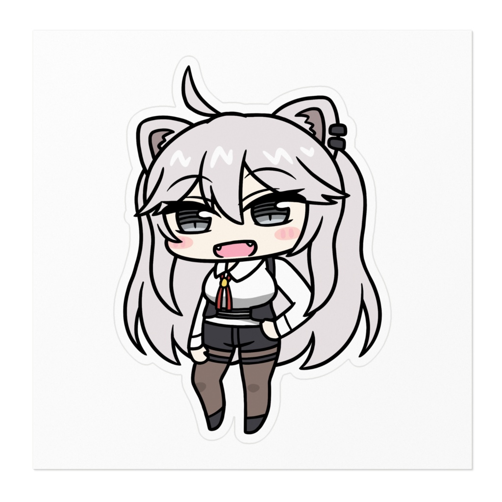 【非公式】獅白ぼたん【ステッカー】