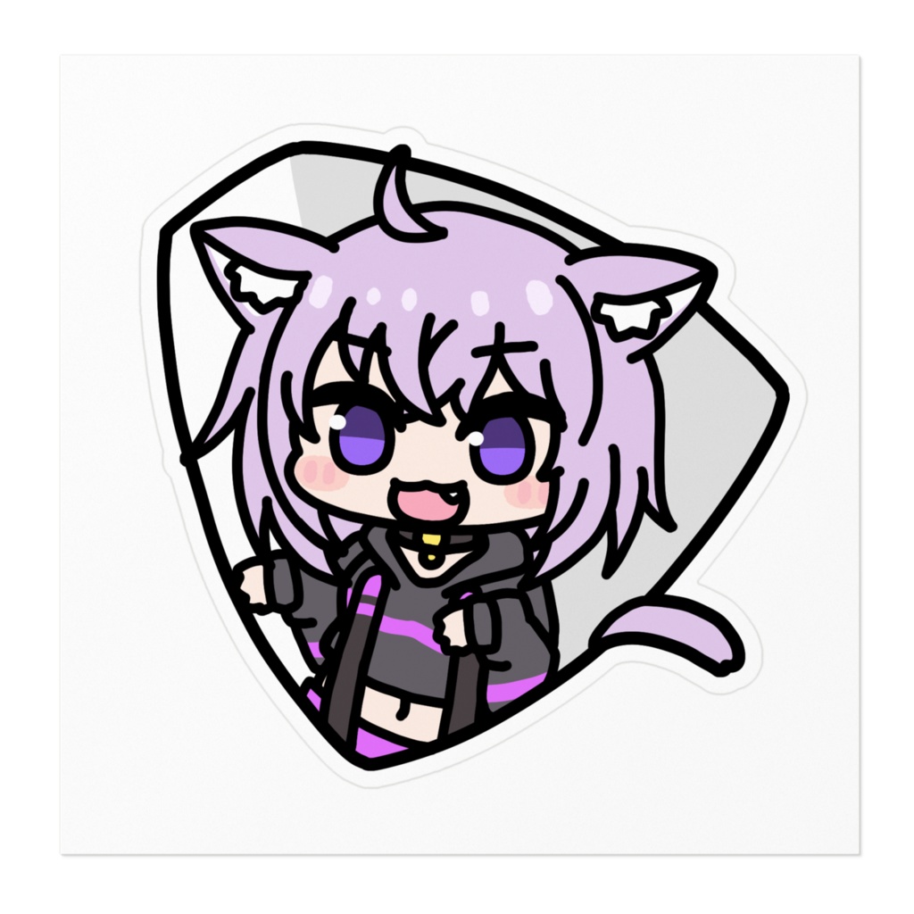 【非公式】猫又おかゆ【ステッカー】