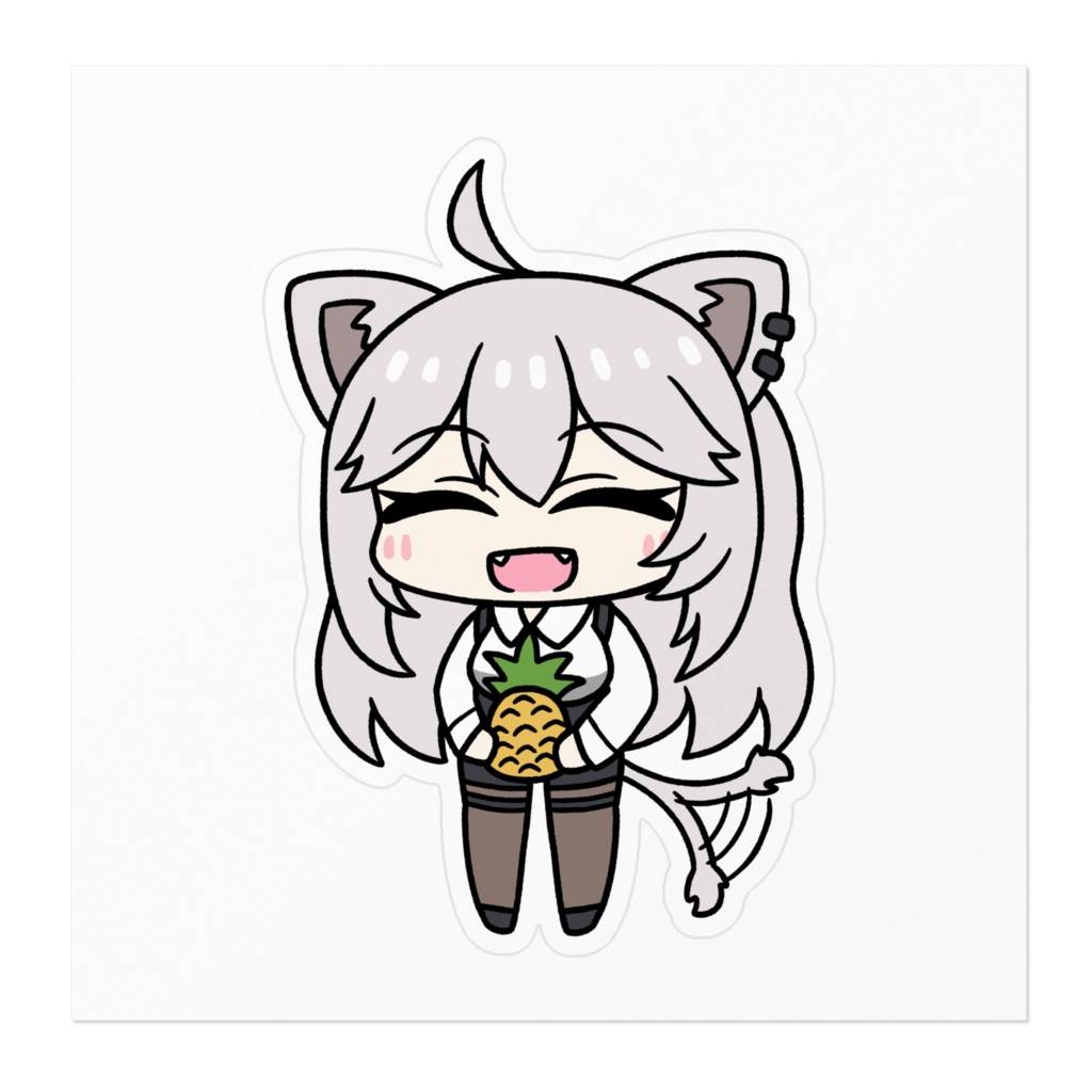 【非公式】獅白ぼたん【ステッカー】