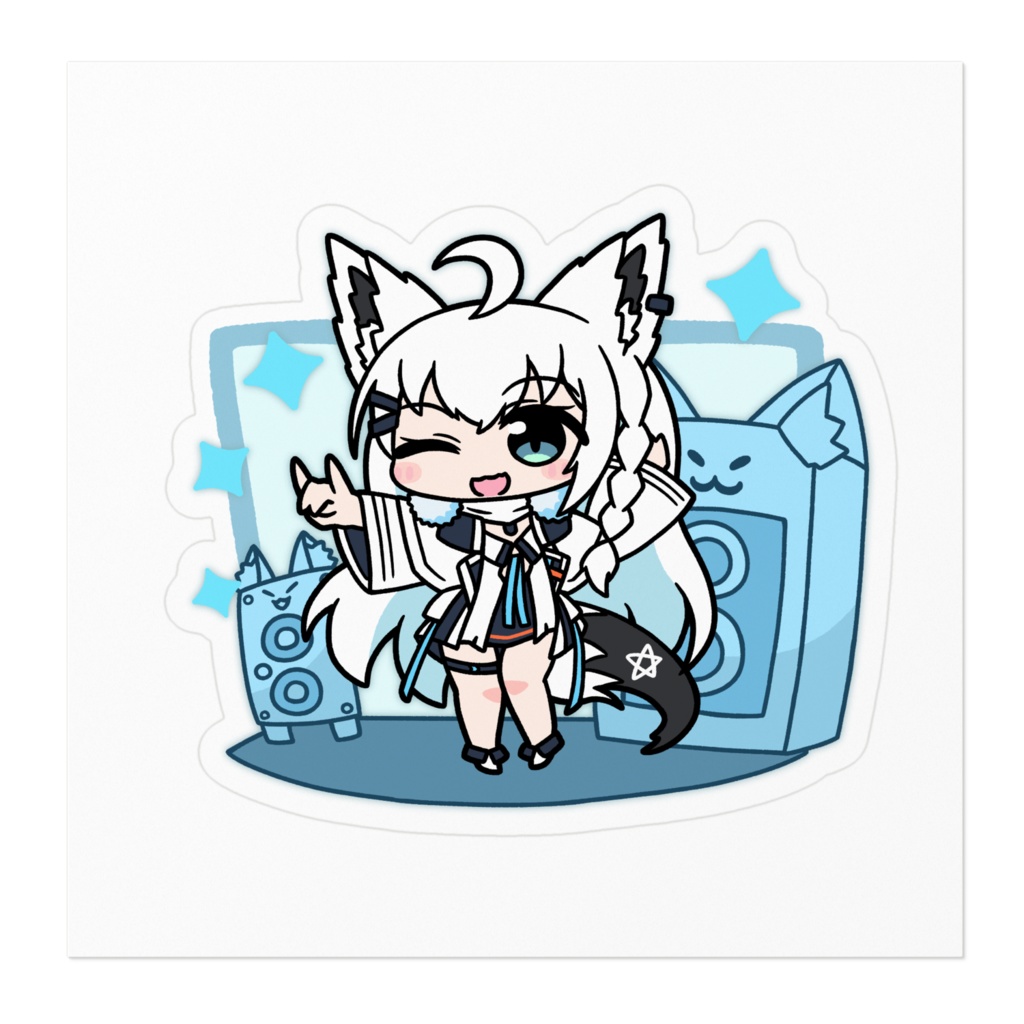 【非公式】白上フブキ【ステッカー】