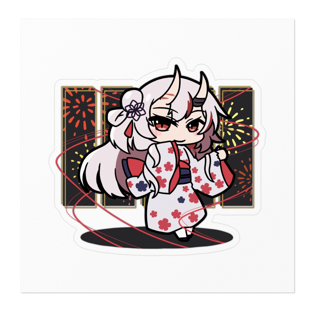 【非公式】百鬼あやめ【ステッカー】