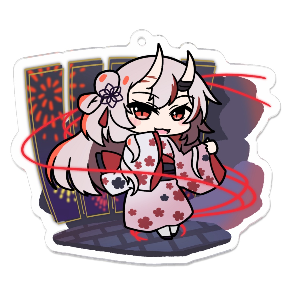 【非公式】百鬼あやめ【アクリルキーホルダー】