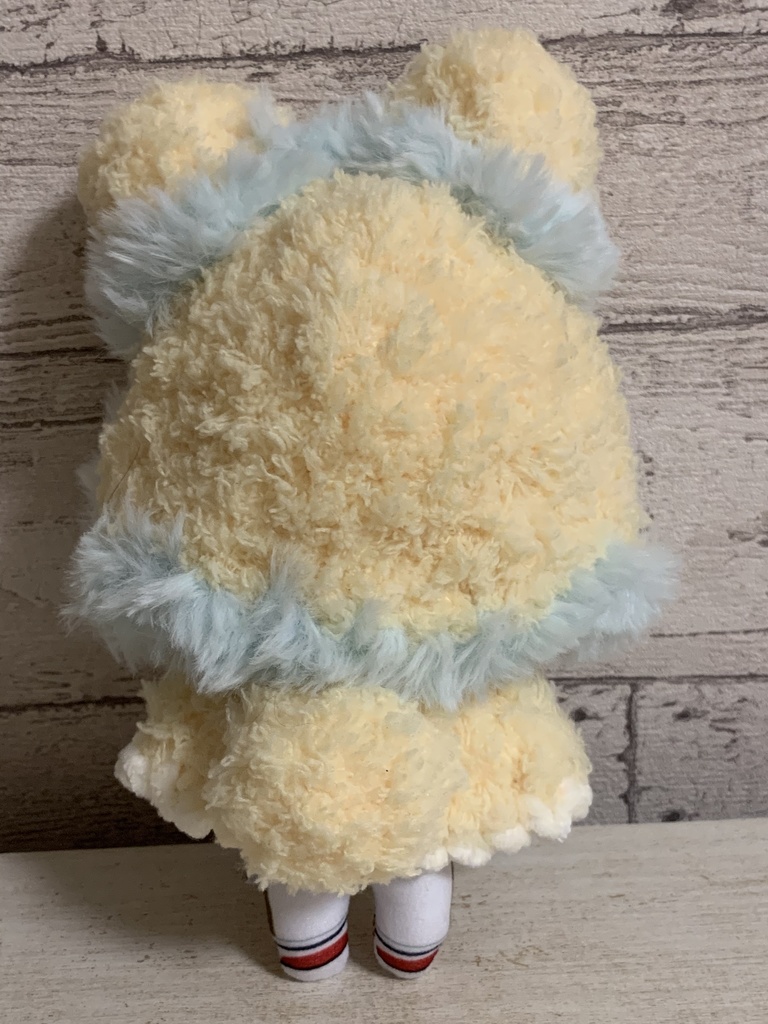 【16cmぬい用】うさぎポンチョ(色多種ご用意)