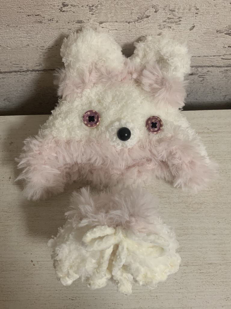 【16cmぬい用】うさぎポンチョ(色多種ご用意)