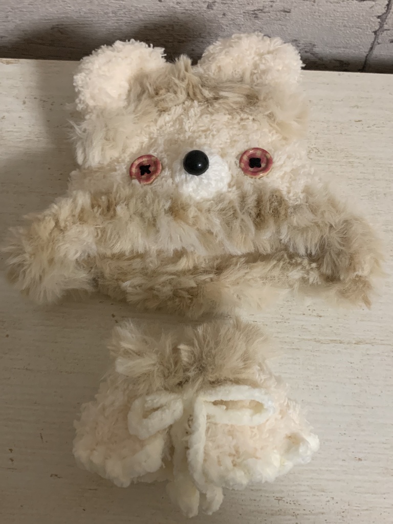 【16cmぬい用】うさぎポンチョ(色多種ご用意)