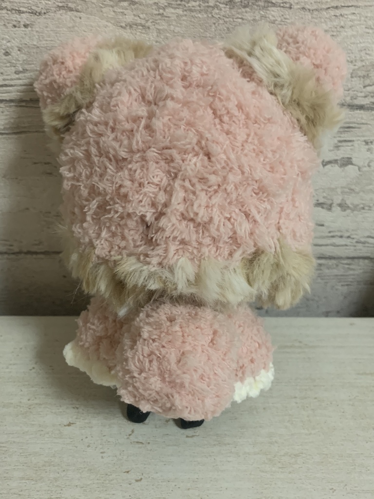 【16cmぬい用】くま耳ぽんちょ(色多数ご用意有)