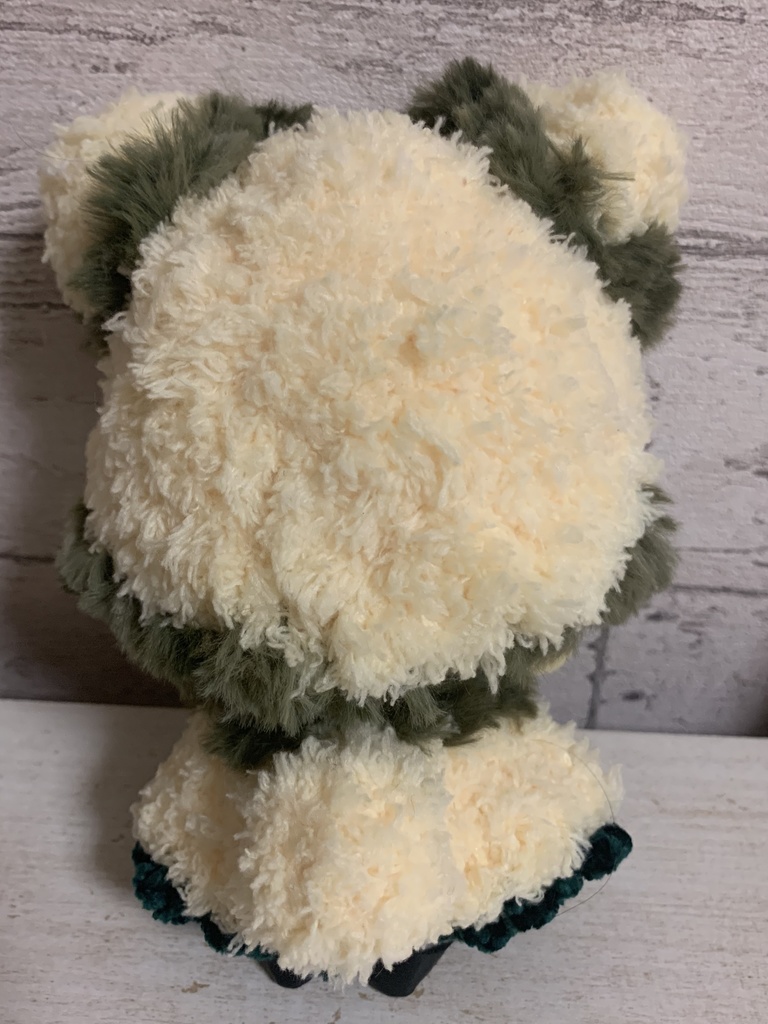 【16cmぬい用】くま耳ぽんちょ(色多数ご用意有)