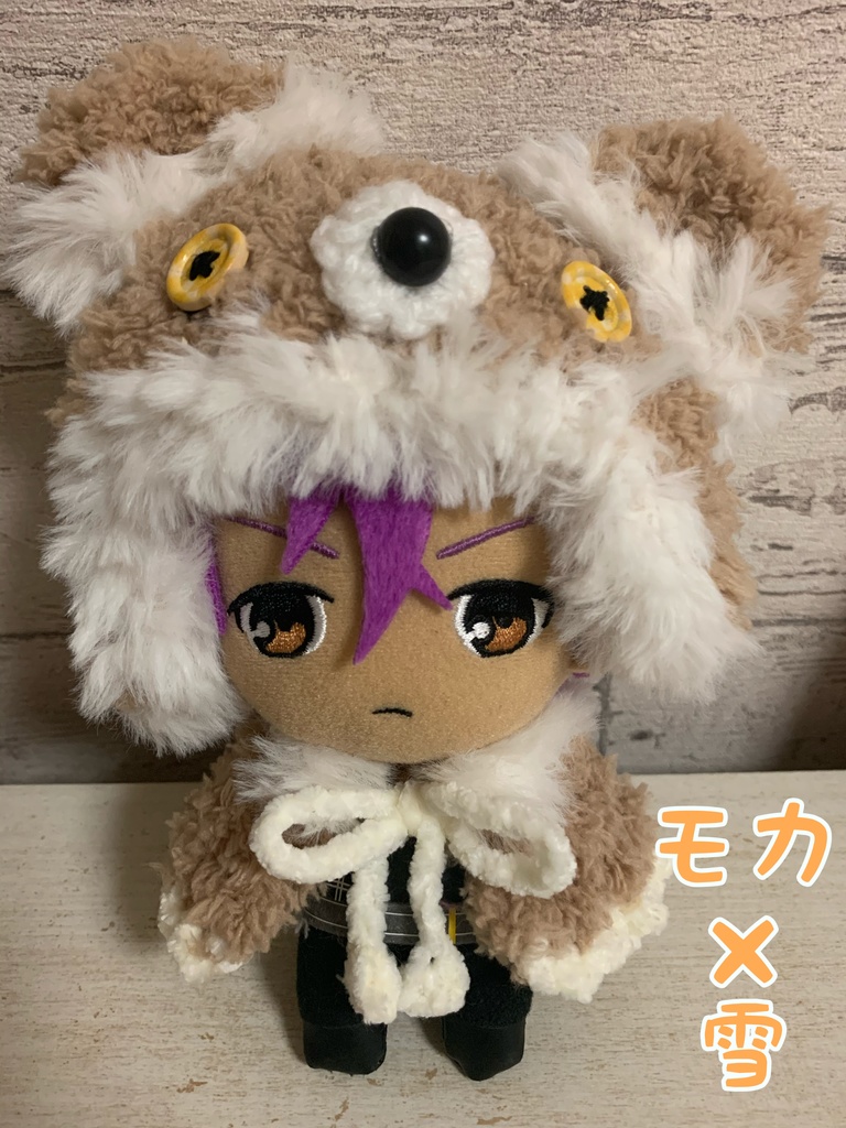 【16cmぬい用】くま耳ぽんちょ(色多数ご用意有)