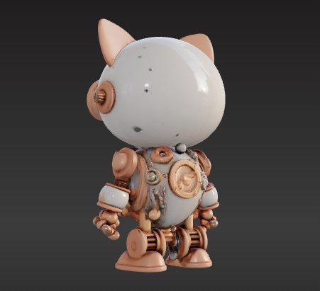 スチームパンクな猫その2 ロボット VRC VRchat