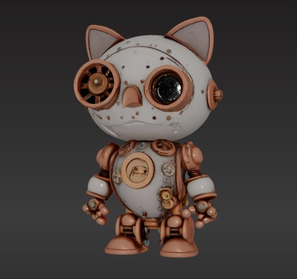 スチームパンクな猫その2 ロボット VRC VRchat